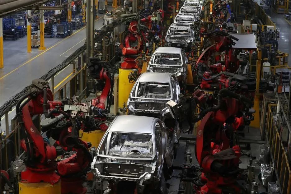图/奇瑞汽车生产线